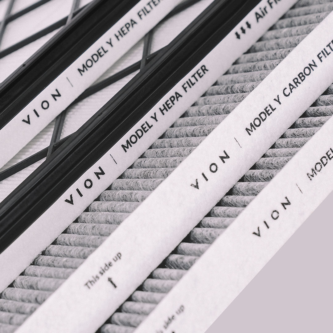 Model Y Front Trunk HEPA + Carbon Air Filters (4 Packs)